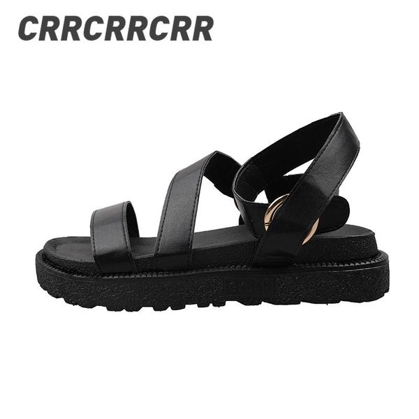 dress shoes crrcrrcrr woman metal decoration buckle ankle strap sandals ladies comfortable non-slip concise female pink platform shoe, Black
dress shoes crrcrrcrr woman metal decoration buckle ankle strap sandals ladies comfortable non-slip concise female pink platform shoe, Black