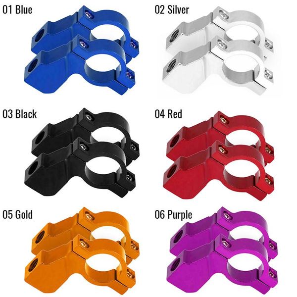 handlebars 2pcs universal motorcycle bike atv rear view mirror bracket mount adapter holder clamp screw cnc aluminum 22mm 7/8" handleba
handlebars 2pcs universal motorcycle bike atv rear view mirror bracket mount adapter holder clamp screw cnc aluminum 22mm 7/8" handleba
