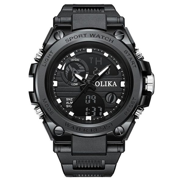 wristwatches dual display waterproof electronic watch outdoor sports chronograph multi-function quartz shockproof student wa, Slivery;brown
wristwatches dual display waterproof electronic watch outdoor sports chronograph multi-function quartz shockproof student wa, Slivery;brown