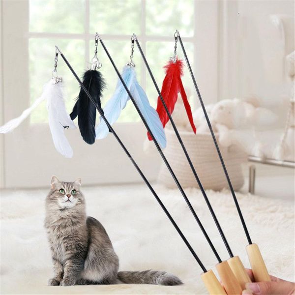 cat toys kitten teaser colorful interactive stick funny fishing wand feather retractable rod small bell cats playing chasing toy
cat toys kitten teaser colorful interactive stick funny fishing wand feather retractable rod small bell cats playing chasing toy