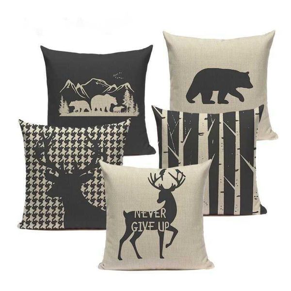 cushion/decorative pillow home nordic decorative cushion covers original bear deer cushions custom decor 45cmx45cm square print
cushion/decorative pillow home nordic decorative cushion covers original bear deer cushions custom decor 45cmx45cm square print