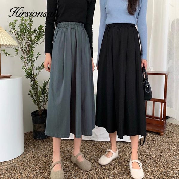 skirts hirsionsan harajuku cotton women 2021 spring high waist soft ladies long skirt korean vintage pleated midi female, Black
skirts hirsionsan harajuku cotton women 2021 spring high waist soft ladies long skirt korean vintage pleated midi female, Black