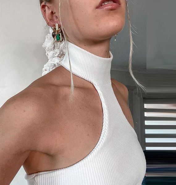 women's tanks & camis white black solid color halter one word shoulder sleeveless back vest
women's tanks & camis white black solid color halter one word shoulder sleeveless back vest