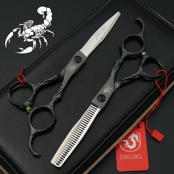 hair scissors drgskl black scorpion mode barber cut scissors, 6.0 inch 440c professional hairdressing beauty shears
hair scissors drgskl black scorpion mode barber cut scissors, 6.0 inch 440c professional hairdressing beauty shears