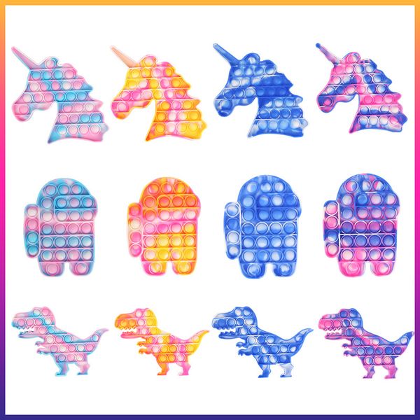party favor gift kids rainbow colorful decompression silica gel toys bubble sensory pop toy autism anxiety stress reliever for students offi
party favor gift kids rainbow colorful decompression silica gel toys bubble sensory pop toy autism anxiety stress reliever for students offi