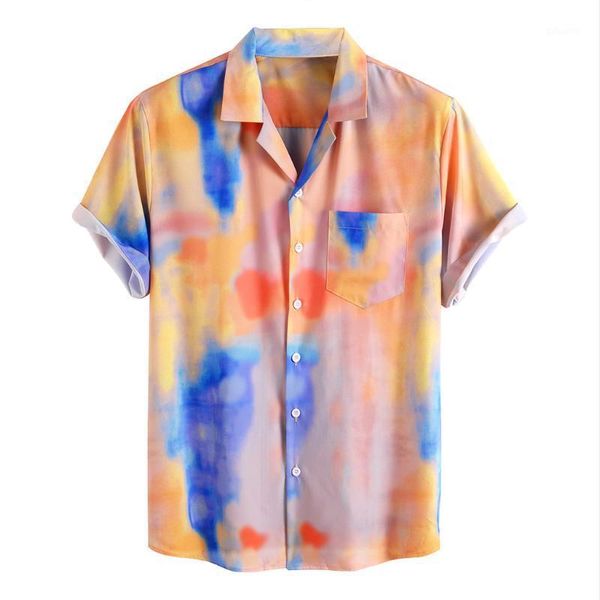 mens colorful color turn down collar short sleeve casual shirts for men summer fashion shirt loose beach hawaiian camisas men's, White;black
mens colorful color turn down collar short sleeve casual shirts for men summer fashion shirt loose beach hawaiian camisas men's, White;black