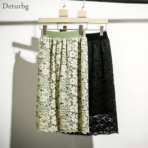 casual dresses women's elegant lace floral skirt korean high waist knitted black reversible straight knee-length skirts saias 2021, Black;gray
casual dresses women's elegant lace floral skirt korean high waist knitted black reversible straight knee-length skirts saias 2021, Black;gray