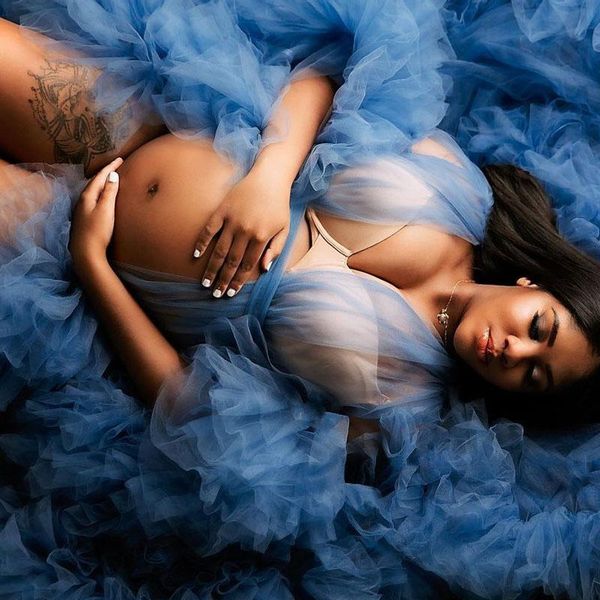 casual dresses dusty blue extra puffy tulle long sleeves sheer see through women maternity dress plus size for pography gowns rarn, Black;gray
casual dresses dusty blue extra puffy tulle long sleeves sheer see through women maternity dress plus size for pography gowns rarn, Black;gray