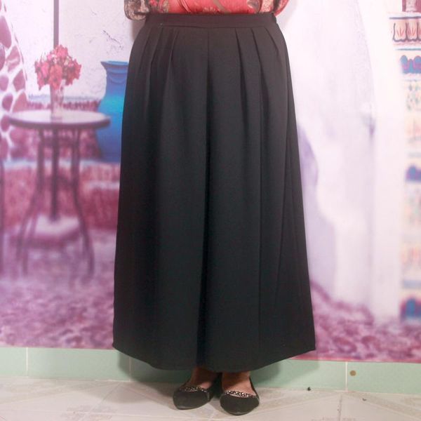 women's pants & capris office lady summer chiffon wide leg for women ankle length 5xl 6xl 7xl plus size elastic high waist woman h402, Black;white
women's pants & capris office lady summer chiffon wide leg for women ankle length 5xl 6xl 7xl plus size elastic high waist woman h402, Black;white