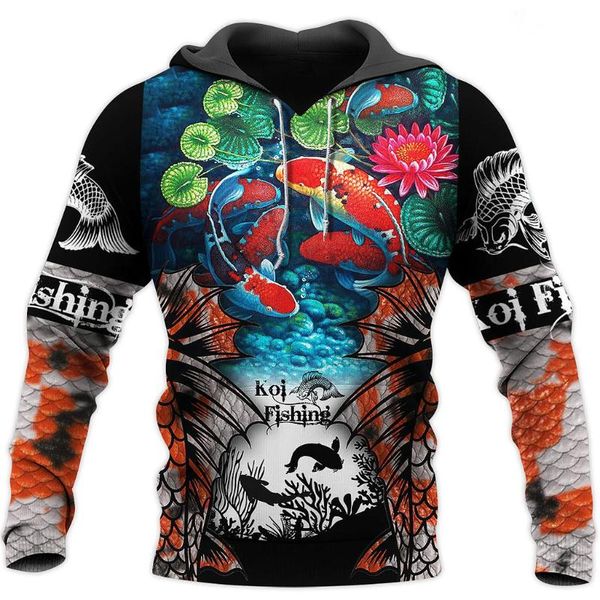 men's hoodies & sweatshirts fashion mens clothes koi fishing 3d all over printed casual hoodie hip-hop jackets ll469, Black
men's hoodies & sweatshirts fashion mens clothes koi fishing 3d all over printed casual hoodie hip-hop jackets ll469, Black