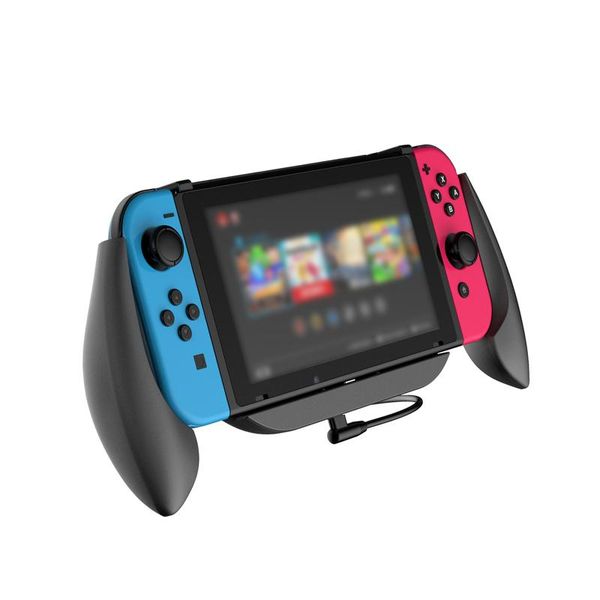 for switch pro game handle blue light hand grip case type-c charging holder with small back stand controllers & joysticks
for switch pro game handle blue light hand grip case type-c charging holder with small back stand controllers & joysticks