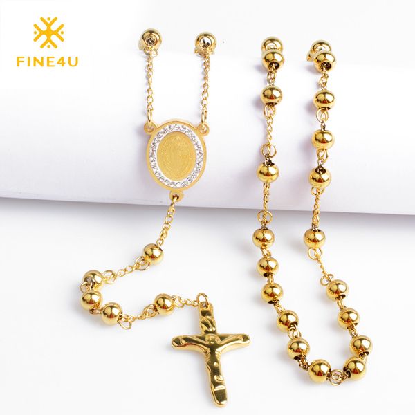necklaces pendants fine4u n052 cross pendant for men women 316l stainless steel rosary beads religious jewelry, Silver
necklaces pendants fine4u n052 cross pendant for men women 316l stainless steel rosary beads religious jewelry, Silver