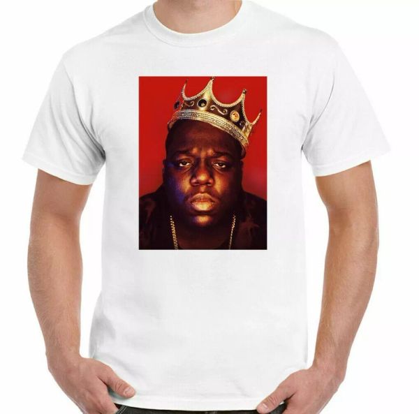 biggie smalls t-shirt the notorious big mens hip-hop tupac 2pac rap music, White;black
biggie smalls t-shirt the notorious big mens hip-hop tupac 2pac rap music, White;black