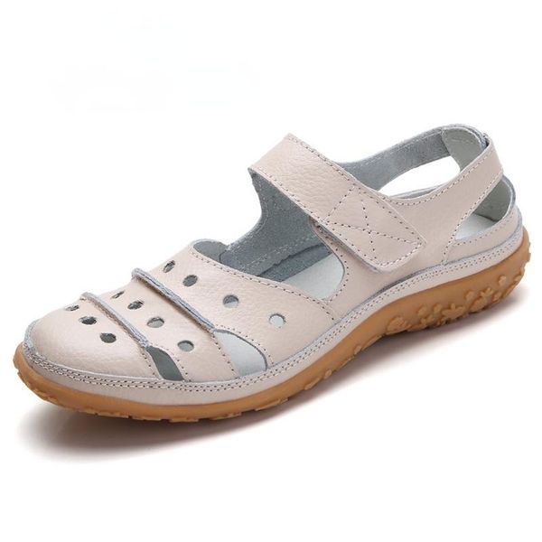 sandals comemore mother women's shoes female ladies genuine leather white hook loop summer cool beach hollow out soft breathable, Black
sandals comemore mother women's shoes female ladies genuine leather white hook loop summer cool beach hollow out soft breathable, Black