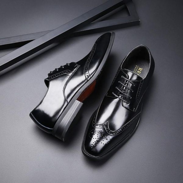 dress shoes hi-q men's leather real non-slip wear - resistant plus-size fashion 2021, Black
dress shoes hi-q men's leather real non-slip wear - resistant plus-size fashion 2021, Black