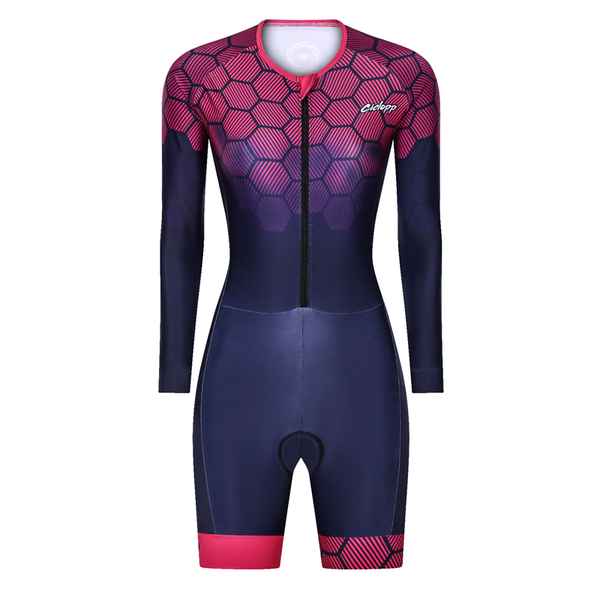 racing sets ciclopp jumpsuit summer women's short-sleeved, long-sleeved one-piece suit ropa ciclismo cycling triathlon running swimsuit, Black;blue
racing sets ciclopp jumpsuit summer women's short-sleeved, long-sleeved one-piece suit ropa ciclismo cycling triathlon running swimsuit, Black;blue