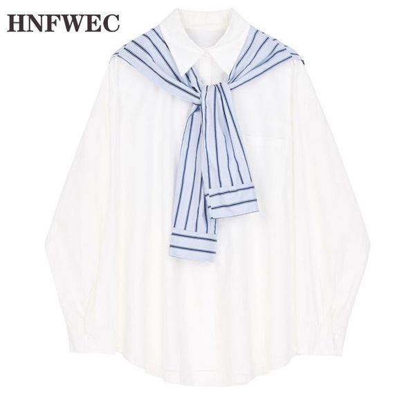 women's blouses & shirts women striped split joint big size blouse lapel long sleeve loose fit shirt fashion tide spring autumn 2021 t2, White
women's blouses & shirts women striped split joint big size blouse lapel long sleeve loose fit shirt fashion tide spring autumn 2021 t2, White