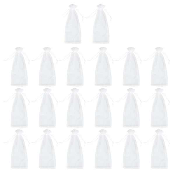 20pcs sheer organza wine bags 14x37cm reusable simple bottle wrap dresses festive packaging baby shower wedding favors samples d gift
20pcs sheer organza wine bags 14x37cm reusable simple bottle wrap dresses festive packaging baby shower wedding favors samples d gift