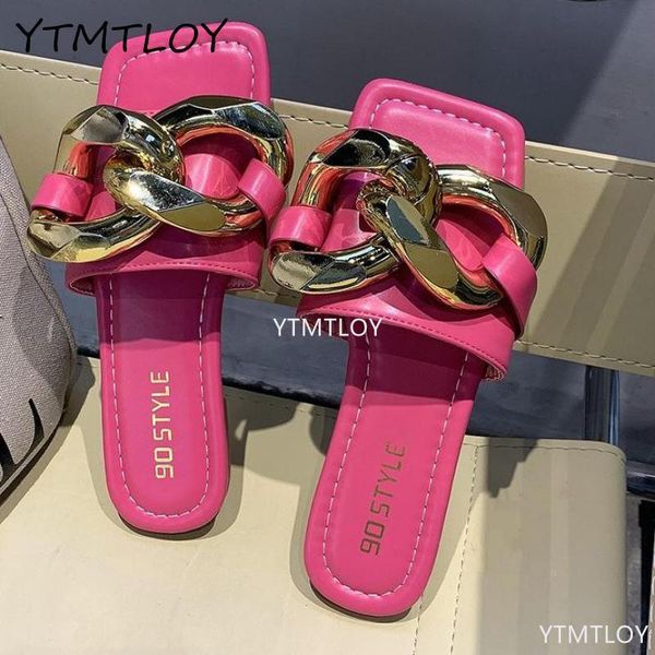 brand design gold chain women slipper slip on mules shoes casual slides flip flop ladies sandals zapatillas casa mujer slippers, Black
brand design gold chain women slipper slip on mules shoes casual slides flip flop ladies sandals zapatillas casa mujer slippers, Black