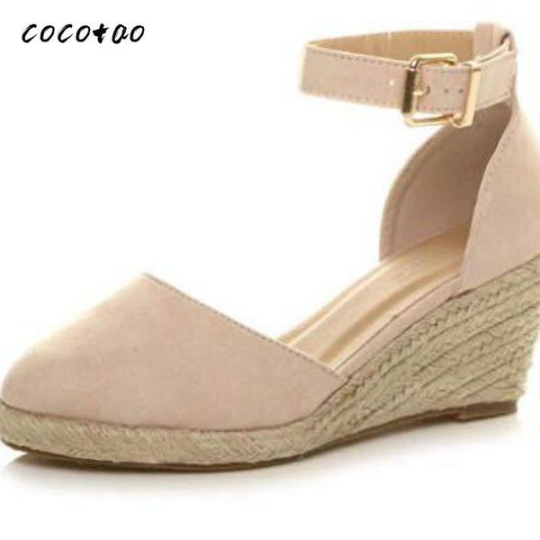 summer fashion retro straw woven roman baotou wedge sandals frosted suede high heel women shoes, Black
summer fashion retro straw woven roman baotou wedge sandals frosted suede high heel women shoes, Black