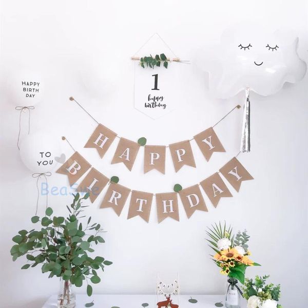 party decoration white cloud foil balloon burlap happy birthday banner 1st 2nd flag custom diy name helium air decor supplies
party decoration white cloud foil balloon burlap happy birthday banner 1st 2nd flag custom diy name helium air decor supplies