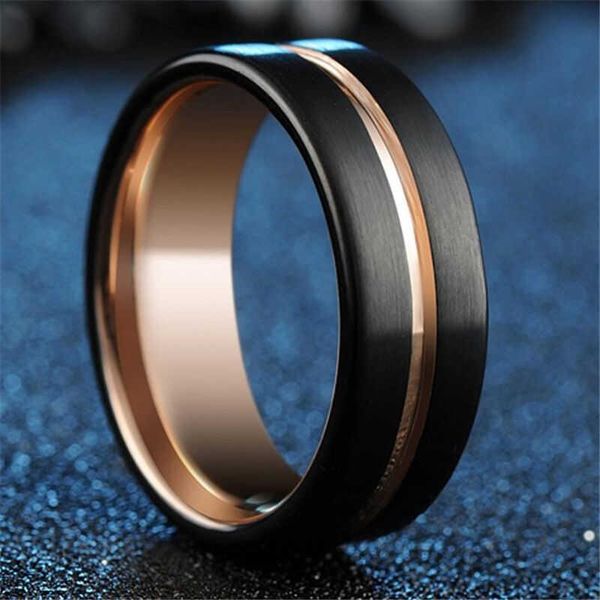 cluster rings tungsten steel 8mm rose gold carbide ring men's wedding engagement band sz7-12 brushed mate jewelery, Golden;silver
cluster rings tungsten steel 8mm rose gold carbide ring men's wedding engagement band sz7-12 brushed mate jewelery, Golden;silver