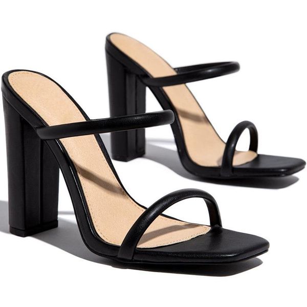 sandals 2021 summer women square toe thick high heels shoes ladies fashion party slip on footwear female plus size, Black
sandals 2021 summer women square toe thick high heels shoes ladies fashion party slip on footwear female plus size, Black