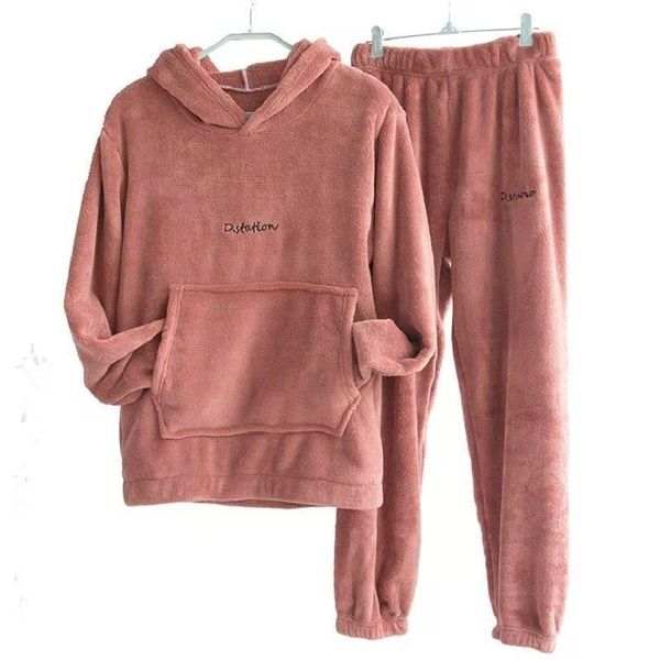 winter flannel pajama set women sleepwear fleece hoodie pants pajamas home clothes thick warm coral velvet nightgown suit, Black;red
winter flannel pajama set women sleepwear fleece hoodie pants pajamas home clothes thick warm coral velvet nightgown suit, Black;red