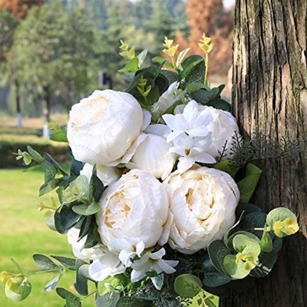 decorative flowers & wreaths european artificial peony bouquet fake silk for parties peonies wedding and autumn decoration
decorative flowers & wreaths european artificial peony bouquet fake silk for parties peonies wedding and autumn decoration