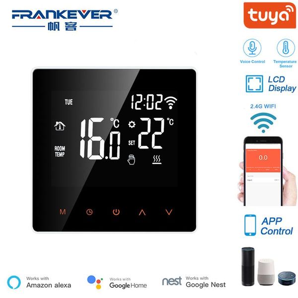 smart home control frankever tuya life wifi eu temperature controller water floor heating lcd touch panel app remote voice
smart home control frankever tuya life wifi eu temperature controller water floor heating lcd touch panel app remote voice