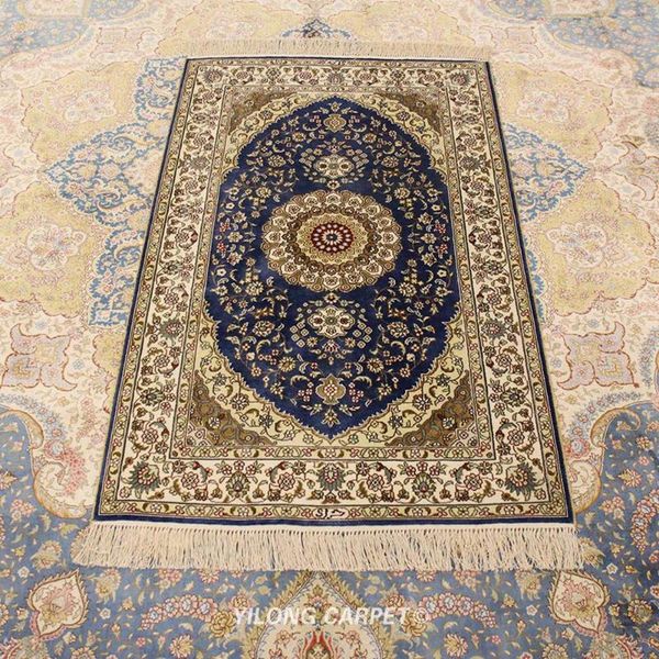 yilong 2.5'x4' blue handknotted silk carpet handmade indoor rug (yxr155b) carpets
yilong 2.5'x4' blue handknotted silk carpet handmade indoor rug (yxr155b) carpets