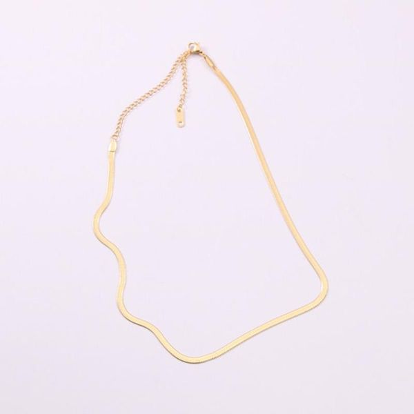 chokers snake chain necklace golden brightening plated diy shining link with clasps for jewelry making, Golden;silver
chokers snake chain necklace golden brightening plated diy shining link with clasps for jewelry making, Golden;silver