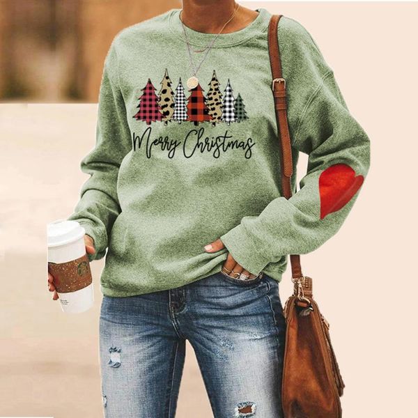 women's hoodies & sweatshirts merry christmas crewneck sweatshirt women fashion plaid trees graphic red heart elbow jumper female fall, Black
women's hoodies & sweatshirts merry christmas crewneck sweatshirt women fashion plaid trees graphic red heart elbow jumper female fall, Black