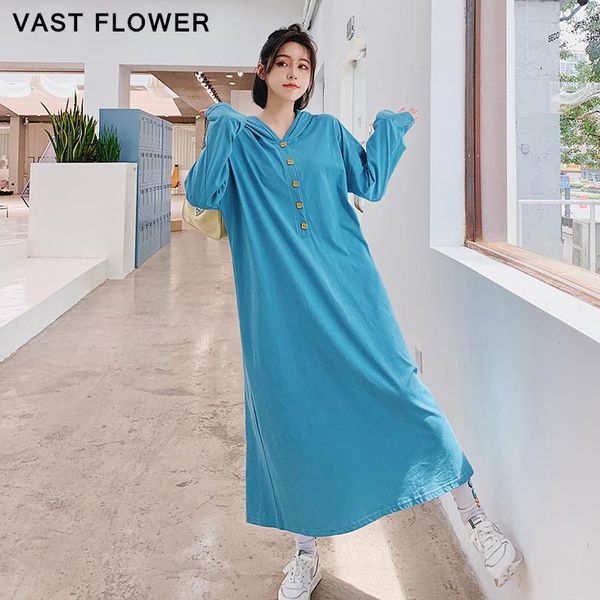 casual dresses plus size cotton hooded long dress women clothes 2021 spring korean loose elegant fashion sleeve ladies, Black;gray
casual dresses plus size cotton hooded long dress women clothes 2021 spring korean loose elegant fashion sleeve ladies, Black;gray