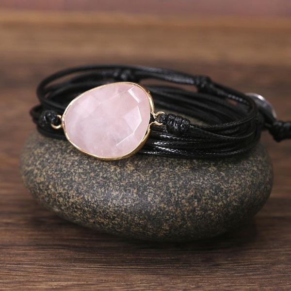 rope wrap bracelet natural stones pink crystal boho long friendship unique handmade ethnic bracelets drop tennis, Golden;silver
rope wrap bracelet natural stones pink crystal boho long friendship unique handmade ethnic bracelets drop tennis, Golden;silver