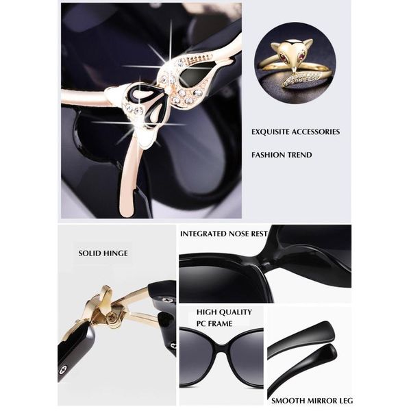 outdoor eyewear sunglasses classic fashion trend ladies uv protection personalized decorative
outdoor eyewear sunglasses classic fashion trend ladies uv protection personalized decorative