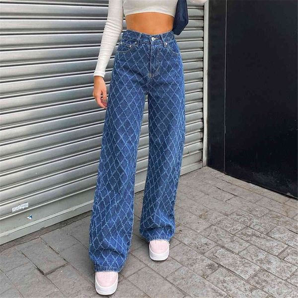 women's jeans jean pure cotton high waist straight casual jeans women blue diamond lattice drape streetwear lady clothes denim tro zgth
women's jeans jean pure cotton high waist straight casual jeans women blue diamond lattice drape streetwear lady clothes denim tro zgth
