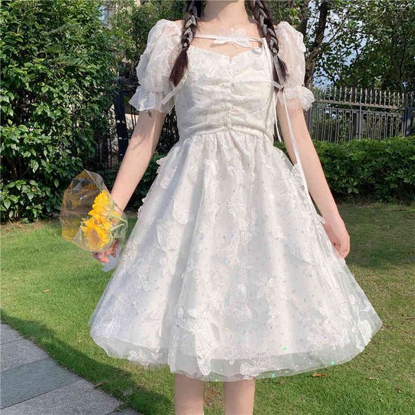 casual dresses japanese lolita fairy princess women vintage sleeve summer girl kawaii sweet butterfly mini sun robe femme 1lo7, Black;gray
casual dresses japanese lolita fairy princess women vintage sleeve summer girl kawaii sweet butterfly mini sun robe femme 1lo7, Black;gray