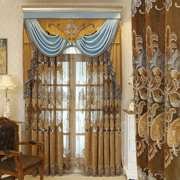 curtain & drapes european style luxury water-soluble hollow embroidery imitation cashmere high shading curtains for living room bedroom
curtain & drapes european style luxury water-soluble hollow embroidery imitation cashmere high shading curtains for living room bedroom