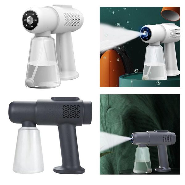 watering equipments 380ml atomization fogger nano disinfection gun spray alcohol machine household with blue light sprayer
watering equipments 380ml atomization fogger nano disinfection gun spray alcohol machine household with blue light sprayer