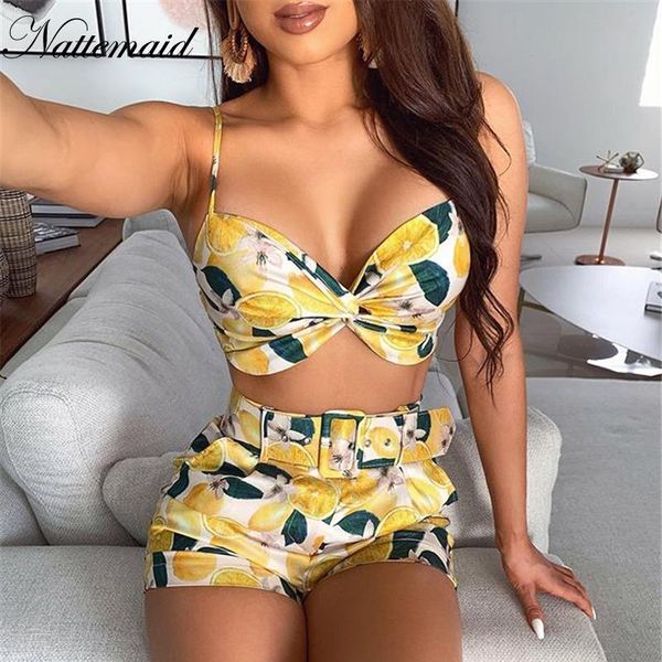 nattemaid boho floral print 2 piece set women bohemian crop draped zipper shorts suits lace up spaghetti strap matching two dress, White
nattemaid boho floral print 2 piece set women bohemian crop draped zipper shorts suits lace up spaghetti strap matching two dress, White