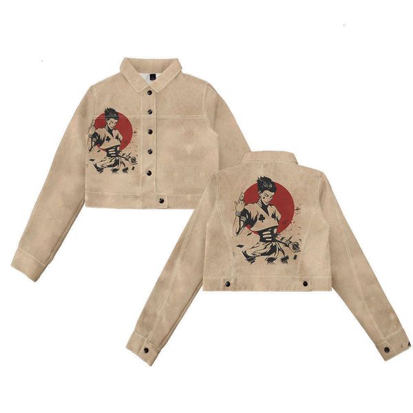 women's jackets coats 2021 full time hunter peripheral 3d digital printing denim high waist lapel coat 3dpl, Black;brown
women's jackets coats 2021 full time hunter peripheral 3d digital printing denim high waist lapel coat 3dpl, Black;brown