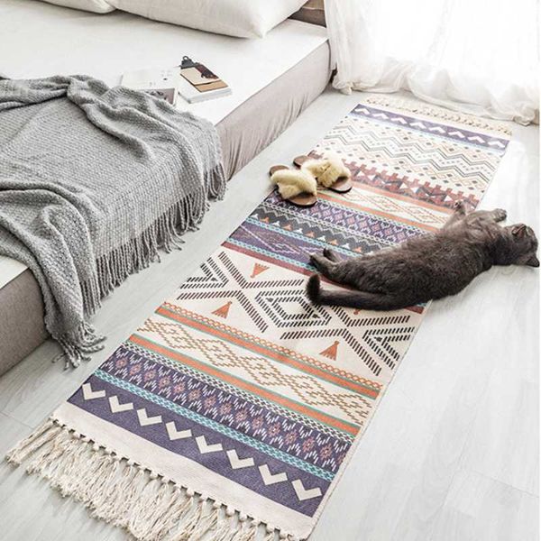 bohemian geometric carpets handmade woven cotton linen modern kids bedroom bedside decor area rugs tassel kitchen hallway tapete
bohemian geometric carpets handmade woven cotton linen modern kids bedroom bedside decor area rugs tassel kitchen hallway tapete
