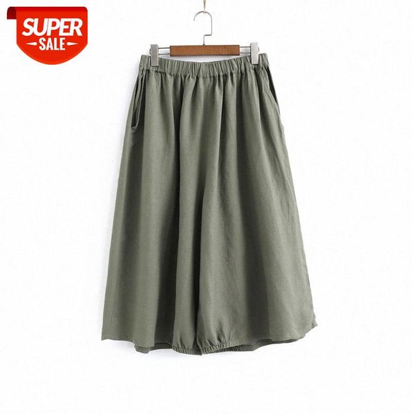 202-0061 cotton and linen loose wide-leg culottes for women with elastic feet solid color comfortable trousers #tp4v, Black;gray
202-0061 cotton and linen loose wide-leg culottes for women with elastic feet solid color comfortable trousers #tp4v, Black;gray