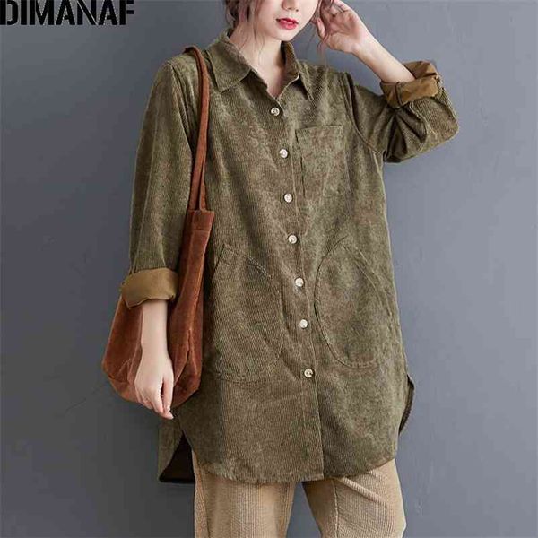 plus size women blouse shirt vintage autumn casual basic lady corduroy loose female clothing long sleeve cardigan 210531, White
plus size women blouse shirt vintage autumn casual basic lady corduroy loose female clothing long sleeve cardigan 210531, White