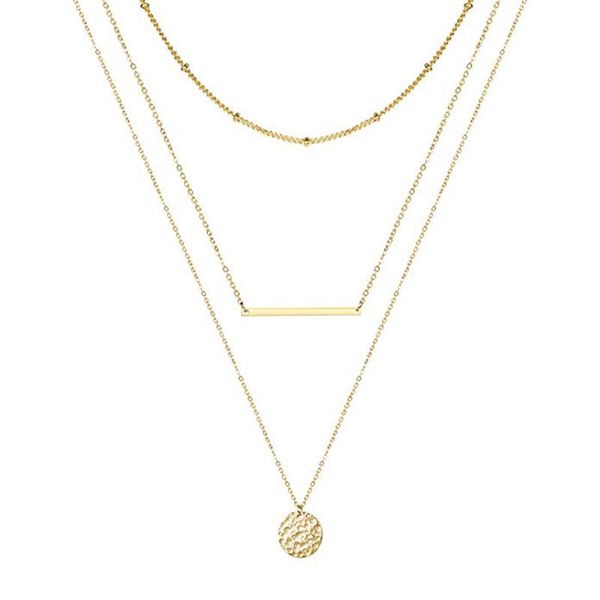 pendant necklaces layered necklace lasso simple necklace, sequin metal rod female personality fashion accessories, Silver
pendant necklaces layered necklace lasso simple necklace, sequin metal rod female personality fashion accessories, Silver