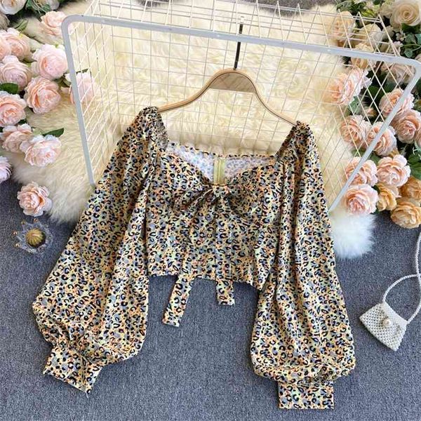 spring temperament fashion leopard print women french retro blusa v-neck puff sleeve short chiffon shirt c202 210506, White
spring temperament fashion leopard print women french retro blusa v-neck puff sleeve short chiffon shirt c202 210506, White