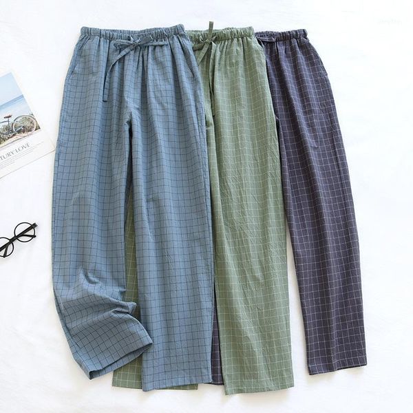 men's sleepwear spring autumn sleep bottoms men cottonsleepwear trousers for male casual plaid pants home, Black;brown
men's sleepwear spring autumn sleep bottoms men cottonsleepwear trousers for male casual plaid pants home, Black;brown