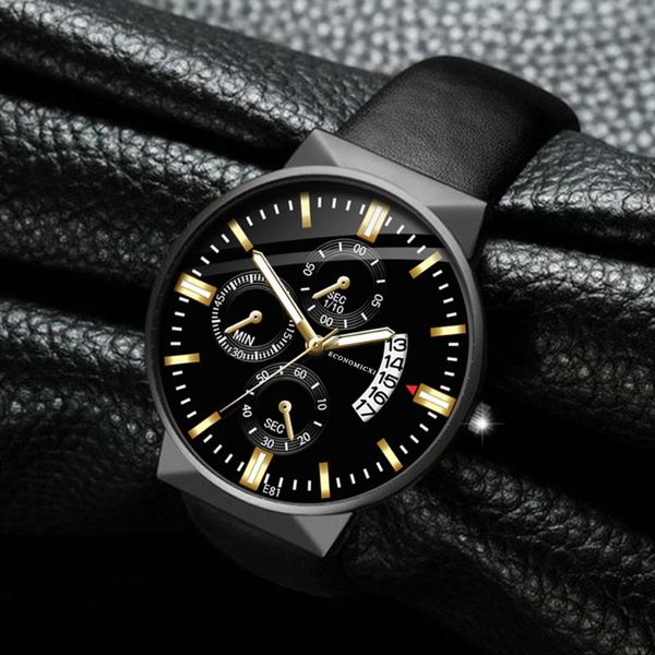 wristwatches men's trend watch leather casual sports simple business calendar quartz wristwatch gift clock reloj de hombre, Slivery;brown
wristwatches men's trend watch leather casual sports simple business calendar quartz wristwatch gift clock reloj de hombre, Slivery;brown