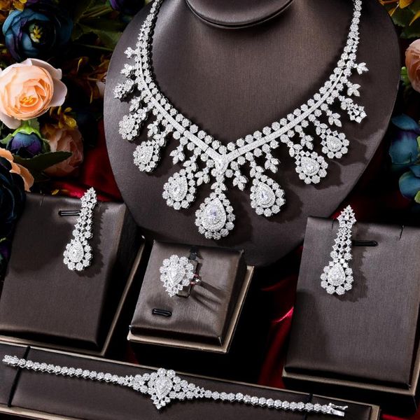 earrings & necklace godki 2layers luxury african jewelry sets for women wedding party zircon crystal dubai bridal set gift, Silver
earrings & necklace godki 2layers luxury african jewelry sets for women wedding party zircon crystal dubai bridal set gift, Silver